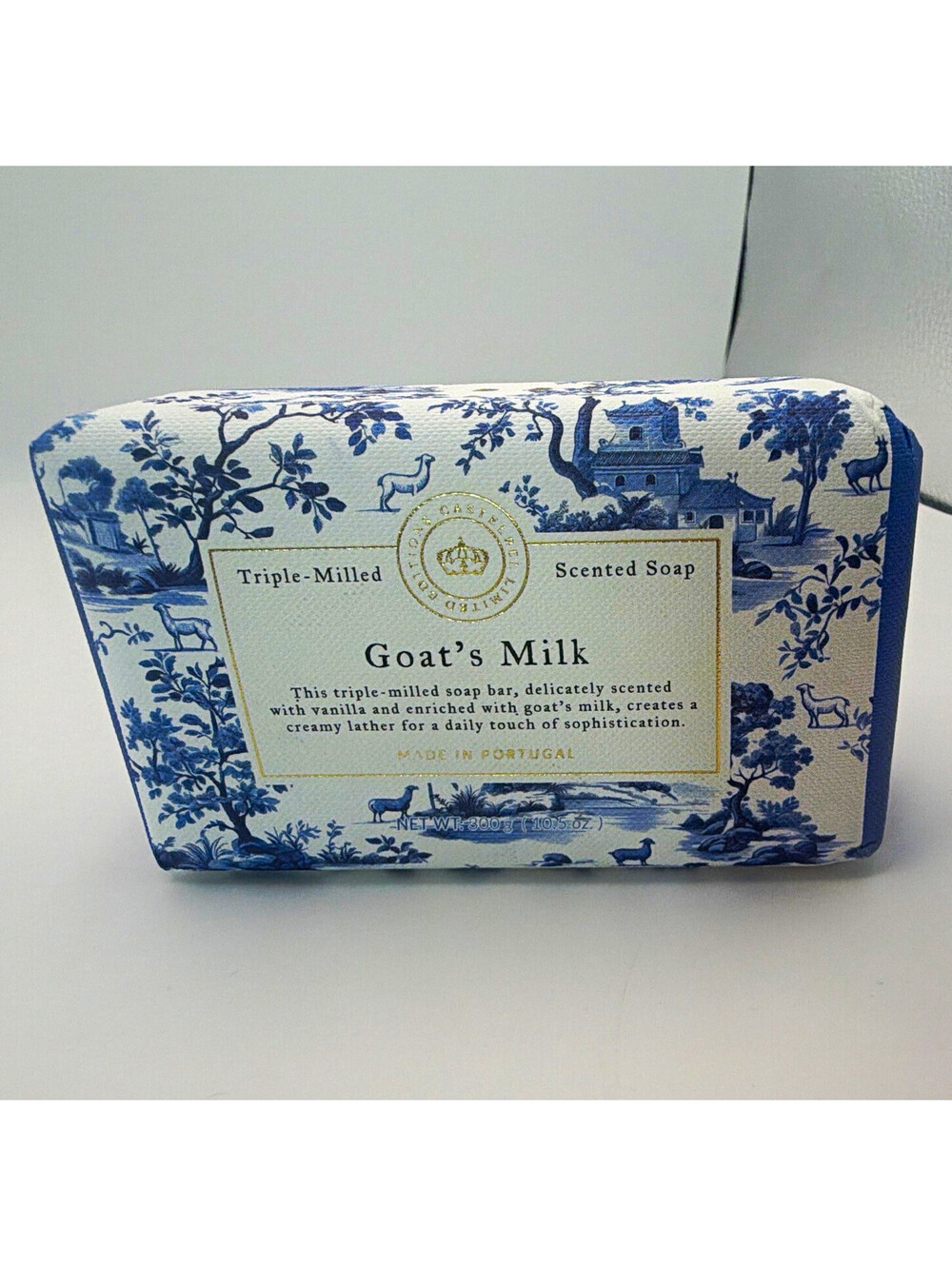 Castelbel Goat Milk Triple-Milled Vanilla Scented Soap Bar 10.5 oz